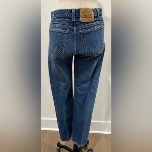 Levi’s vintage orange tab jeans